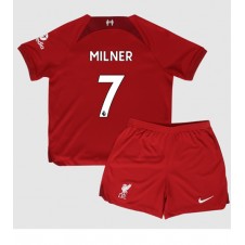 Liverpool James Milner #7 Hemmaställ Barn 2022-23 Korta ärmar (+ Korta byxor)